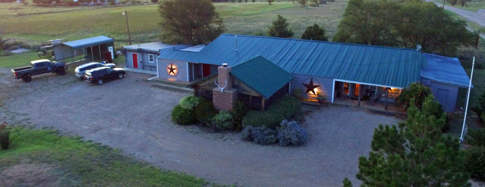 Hunting lodge at all american outfitter